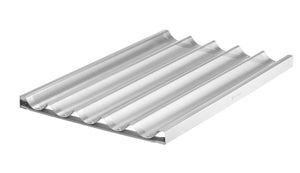 VASSOIO PER BAGUETTE, HENDI, ARGENTO, 600X400MM - 808887