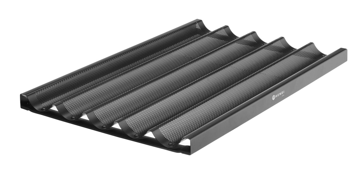 VASSOIO PER BAGUETTE, HENDI, NERO, 600X400X(H)32MM - 808894