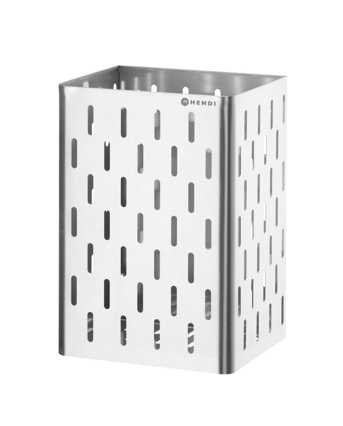 CESTINO PER ASCIUGAMANI DI CARTA, HENDI, 60L, ARGENTO, 350X270X(H)550MM - 809846