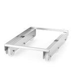 CARRELLO PER CONTENITORI, 6 RUOTE, HENDI, ARGENTO, 735X500X(H)133MM - 809907