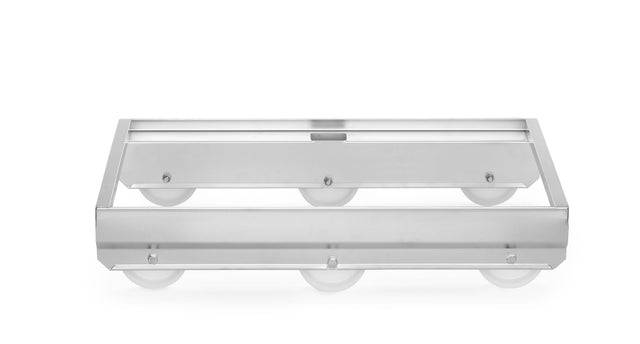 CARRELLO PER CONTENITORI, 6 RUOTE, HENDI, ARGENTO, 735X500X(H)133MM - 809907