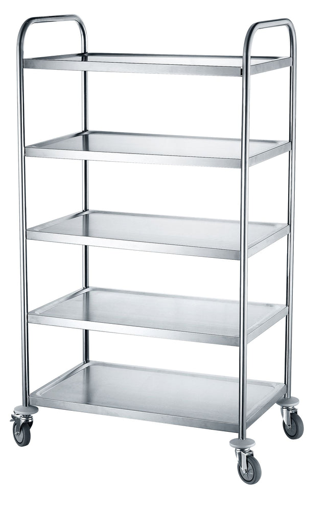 CARRELLO DI SERVIZIO CON 5 RIPIANI, HENDI, 905X585X(H)1545MM - 810125
