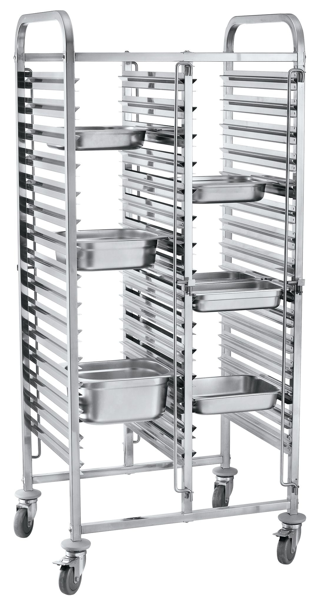 CARRELLO PORTATEGLIE DOPPIO - 30 X GN 1/1, HENDI, 798X610X(H)1710MM - 810576