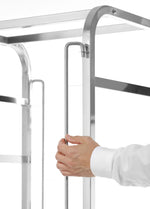 TROLLEY PER CESTELLI LAVASTOVIGLIE - 7 X 500 X 500MM, HENDI, 615X560X(H)1710MM - 810583