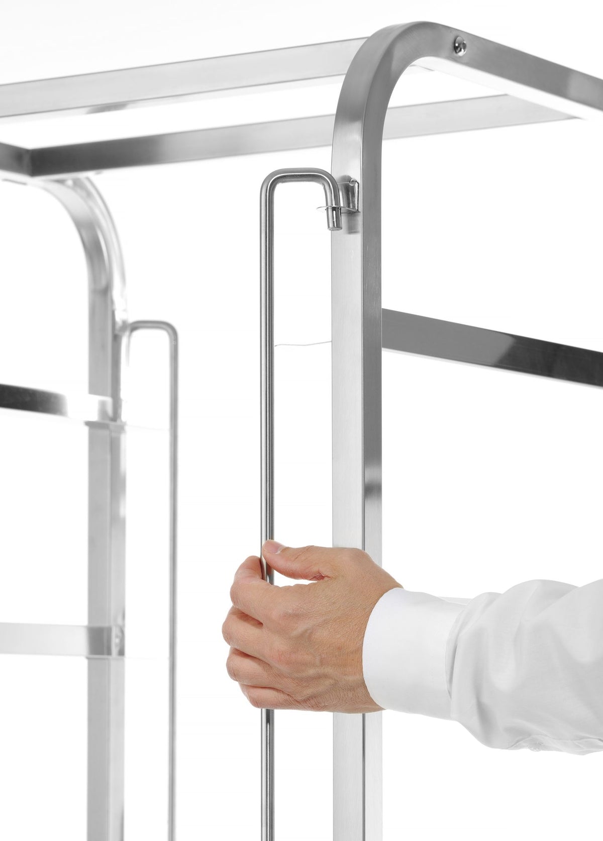 TROLLEY PER CESTELLI LAVASTOVIGLIE - 7 X 500 X 500MM, HENDI, 615X560X(H)1710MM - 810583