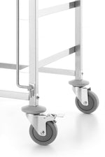 TROLLEY PER CESTELLI LAVASTOVIGLIE - 7 X 500 X 500MM, HENDI, 615X560X(H)1710MM - 810583
