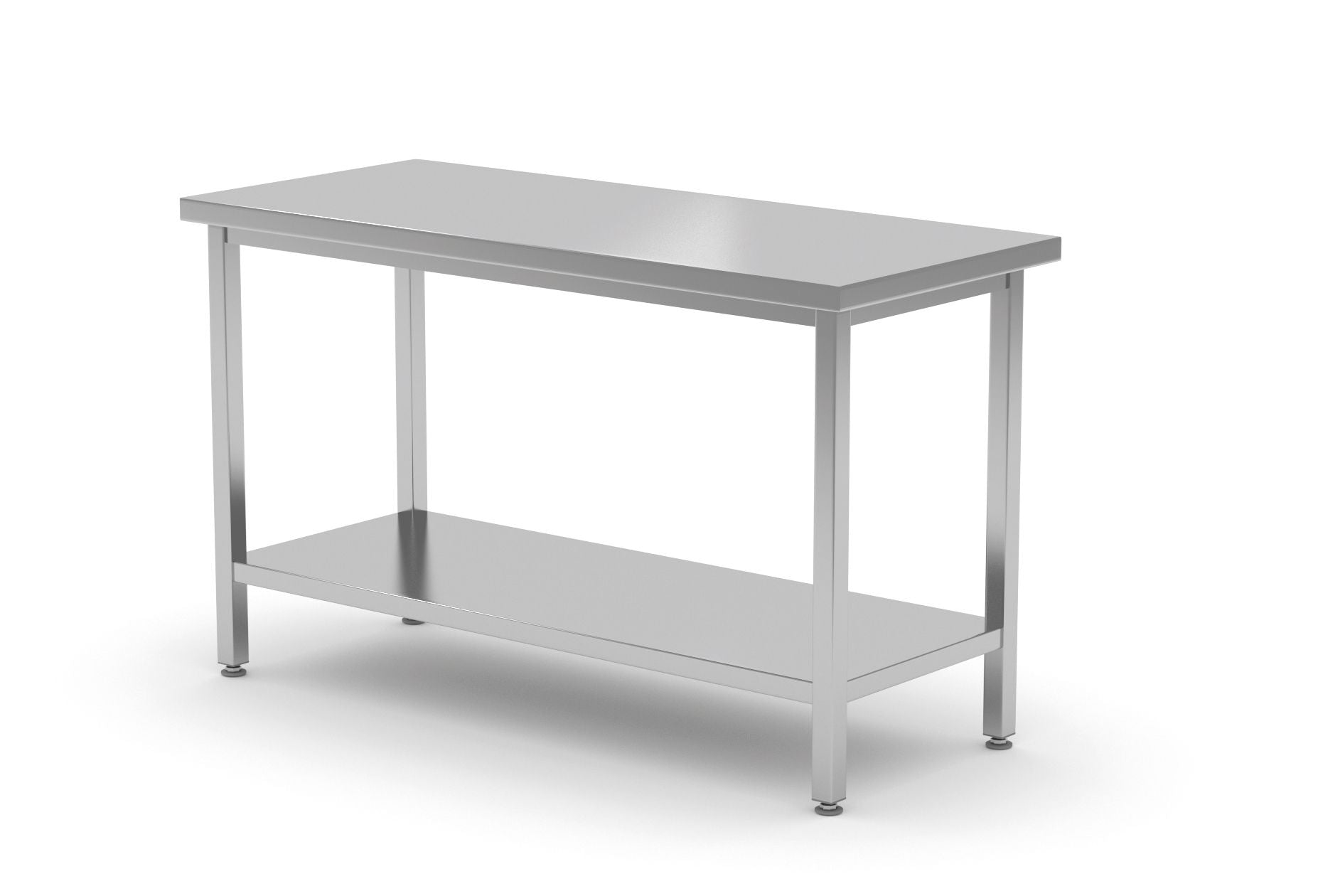 TAVOLO INOX CENTRALE / A PARETE PROFI LINE IMBULLONATO, HENDI - 811559