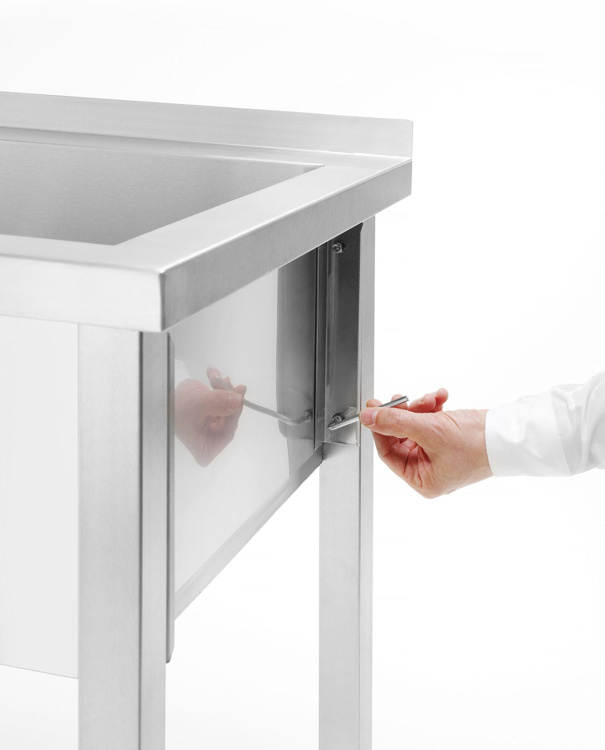 TAVOLO INOX IMBULLONATO, HENDI - 811023