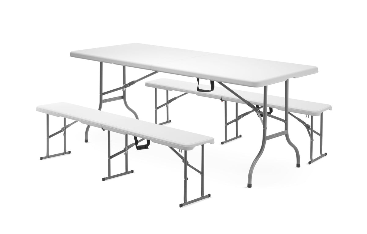TAVOLO PER BUFFET PIEGEHVOLE, HENDI, CARICO MASSIMO 150 KG., 1830X750X(H)740MM - 810910