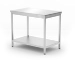 TAVOLO INOX CENTRALE / A PARETE PROFI LINE IMBULLONATO, HENDI - 811542