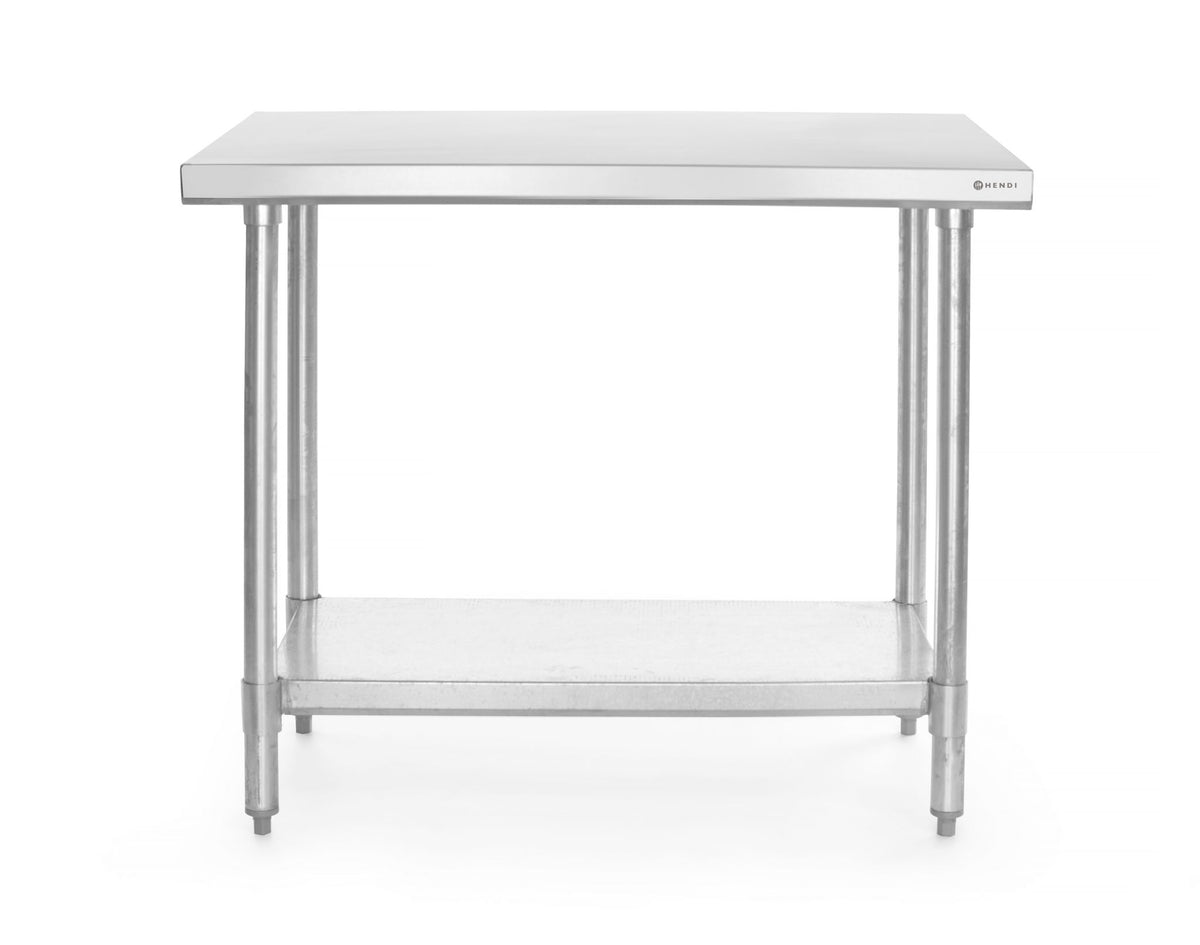 TAVOLO DI LAVORO CENTRALE, HENDI, BUDGET LINE, 1800X600X(H)850MM - 812488