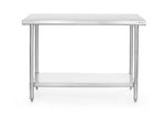 TAVOLO DI LAVORO CENTRALE, HENDI, BUDGET LINE, 1400X600X(H)850MM - 812464