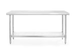 TAVOLO DI LAVORO CENTRALE, HENDI, BUDGET LINE, 1600X600X(H)850MM - 812471