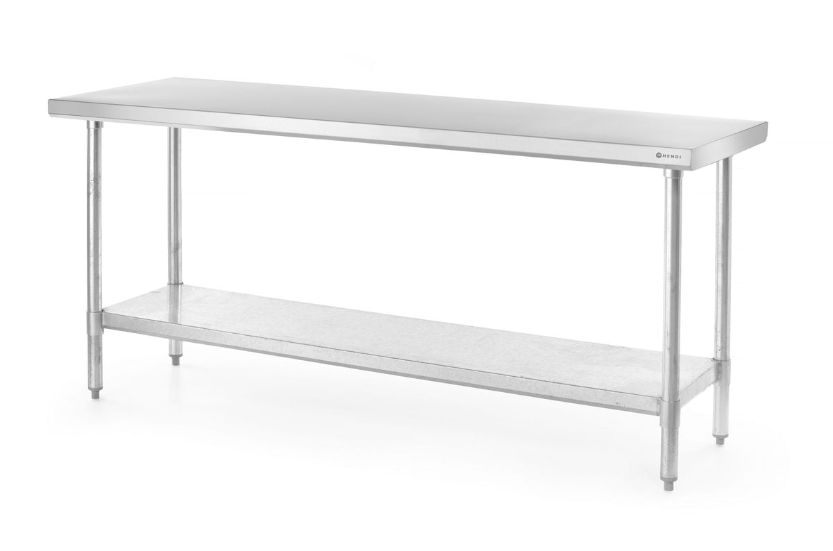 TAVOLO DI LAVORO CENTRALE, HENDI, BUDGET LINE, 1000X600X(H)850MM - 812440