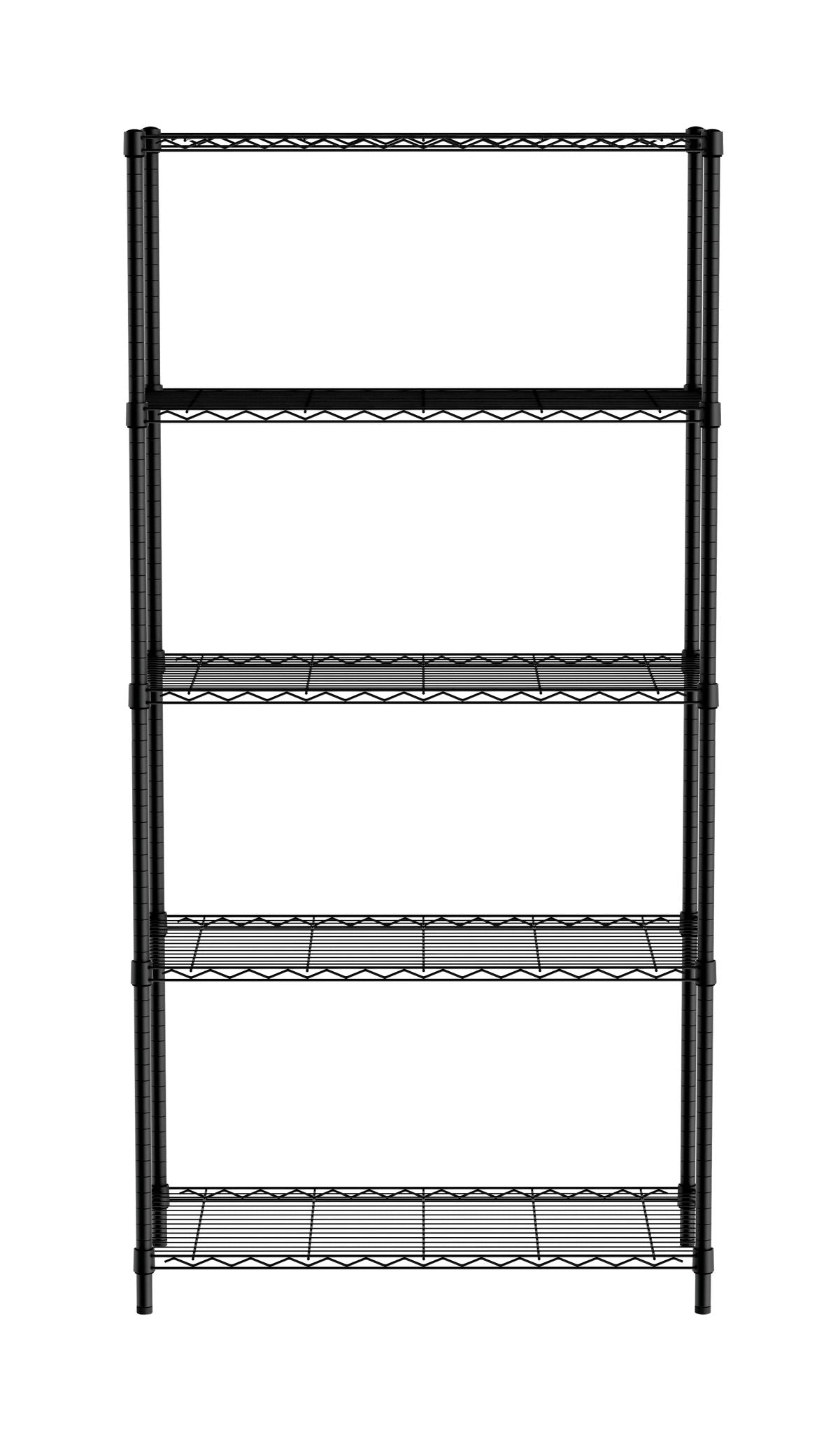 SCAFFALE DI STOCCAGGIO CON 5 RIPIANI, HENDI, CROMO, 910X455X(H)1830MM - 812204