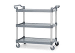 CARRELLO DI SERVIZIO IN POLIPROPILENE A 3 SCAFFALI, GRANDE, AMERBOX, INCLUDE I PANNELLI LATERALI DEL - 816271