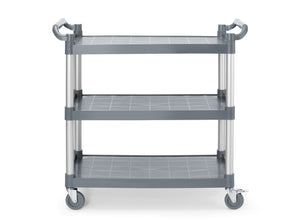 CARRELLO DI SERVIZIO IN POLIPROPILENE A 3 SCAFFALI, GRANDE, AMERBOX, INCLUDE I PANNELLI LATERALI DEL - 816271
