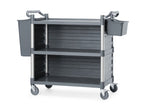CARRELLO DI SERVIZIO IN POLIPROPILENE A 3 SCAFFALI, GRANDE, AMERBOX, INCLUDE I PANNELLI LATERALI DEL - 816271