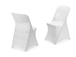 COPRISEDIA PIEGHEVOLE, HENDI, 810965 & 910989, BIANCO, 540X440X(H)840MM - 816363