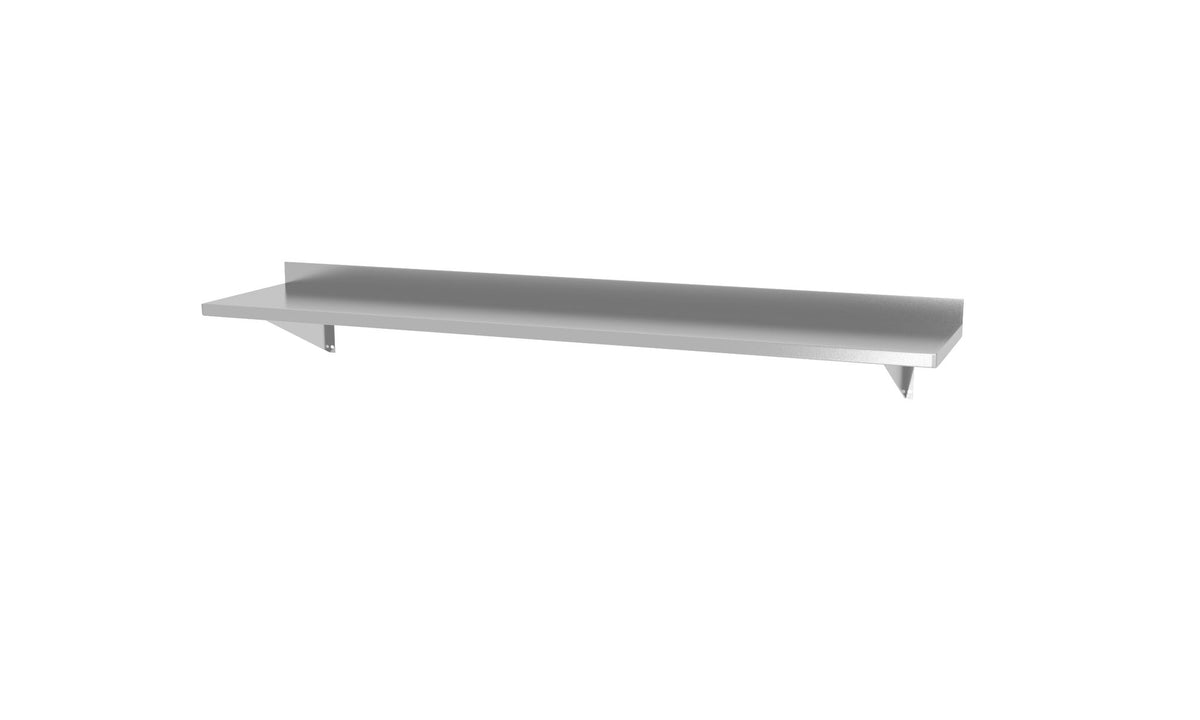 RIPIANO A PARETE, CON 2 STAFFE, HENDI, 1000X300X(H)250MM - 816493