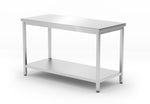 TAVOLO INOX CENTRALE / A PARETE KITCHEN LINE IMBULLONATO, HENDI - 817162