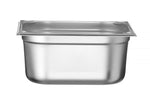 CONTENITORE GN 1/2, HENDI, PROFI LINE PLUS, GN 1/2, 9,5L, ARGENTO, 325X265X(H)150MM - 818312