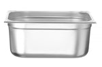 CONTENITORE GN 2/3, HENDI, PROFI LINE +, GN 2/3, 3L, ARGENTO, 354X325X(H)40MM - 818404