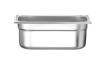 CONTENITORE GN 1/4, HENDI, PROFI LINE +, GN 1/4, 1,3L, ARGENTO, 265X162X(H)40MM - 818466