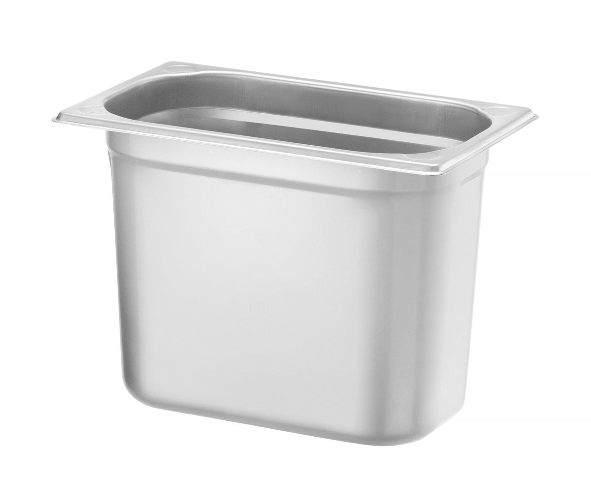 CONTENITORE GN 1/4, HENDI, PROFI LINE +, GN 1/4, 0,9L, ARGENTO, 265X162X(H)20MM - 818459