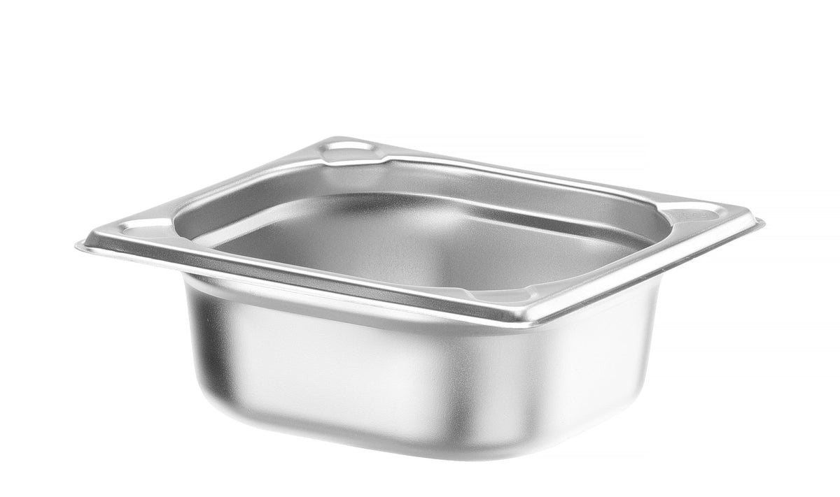 CONTENITORE GN 1/6, HENDI, PROFI LINE +, GN 1/6, 1L, ARGENTO, 176X162X(H)65MM - 818510