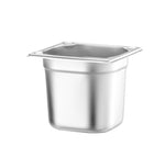 CONTENITORE GN 1/6, HENDI, PROFI LINE +, GN 1/6, 1L, ARGENTO, 176X162X(H)65MM - 818510