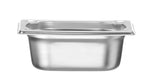 CONTENITORE GN 1/9, HENDI, PROFI LINE +, GN 1/9, 0,6L, ARGENTO, 176X108X(H)65MM - 818558