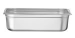CONTENITORE GN 1/1, CON MANIGLIE ABBASSATE, HENDI, PROFI LINE PLUS, GN 1/1, 28L, ARGENTO, 530X325X(H - 818695