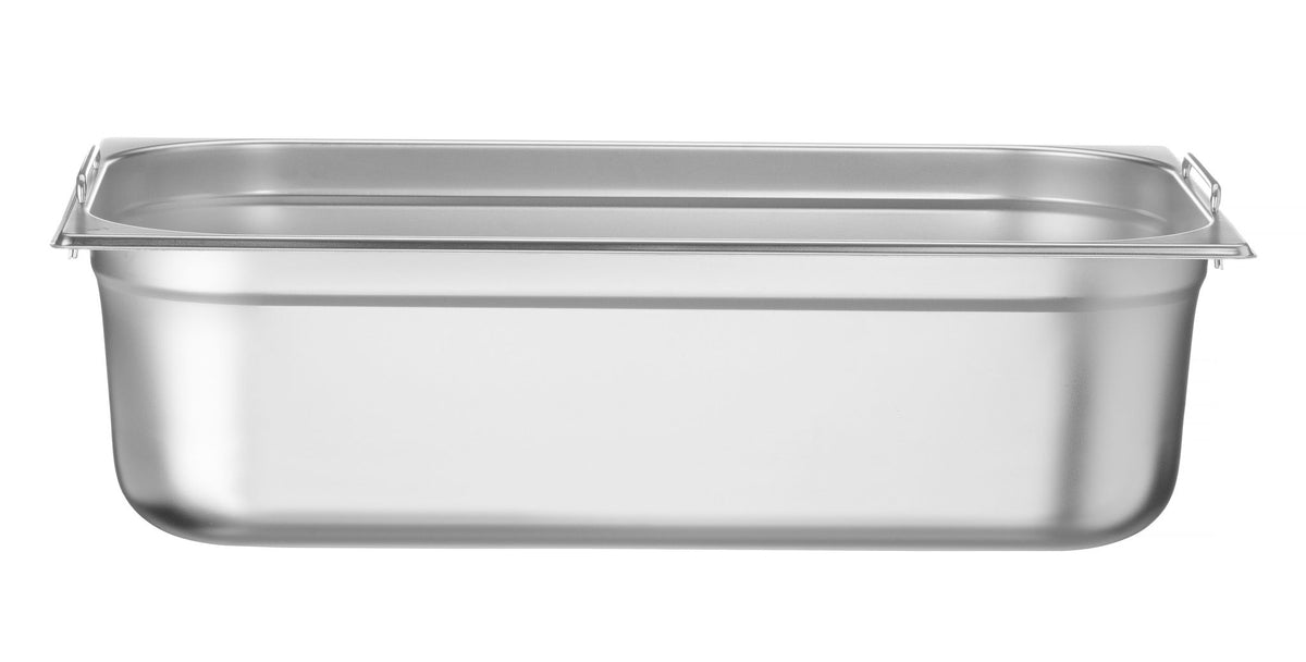 CONTENITORE GN 1/1, CON MANIGLIE ABBASSATE, HENDI, PROFI LINE PLUS, GN 1/1, 14L, ARGENTO, 530X325X(H - 818718