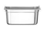 CONTENITORE GN 1/3, CON MANIGLIE ABBASSATE, HENDI, PROFI LINE PLUS, GN 1/3, 5,7L, ARGENTO, 325X176X( - 818763