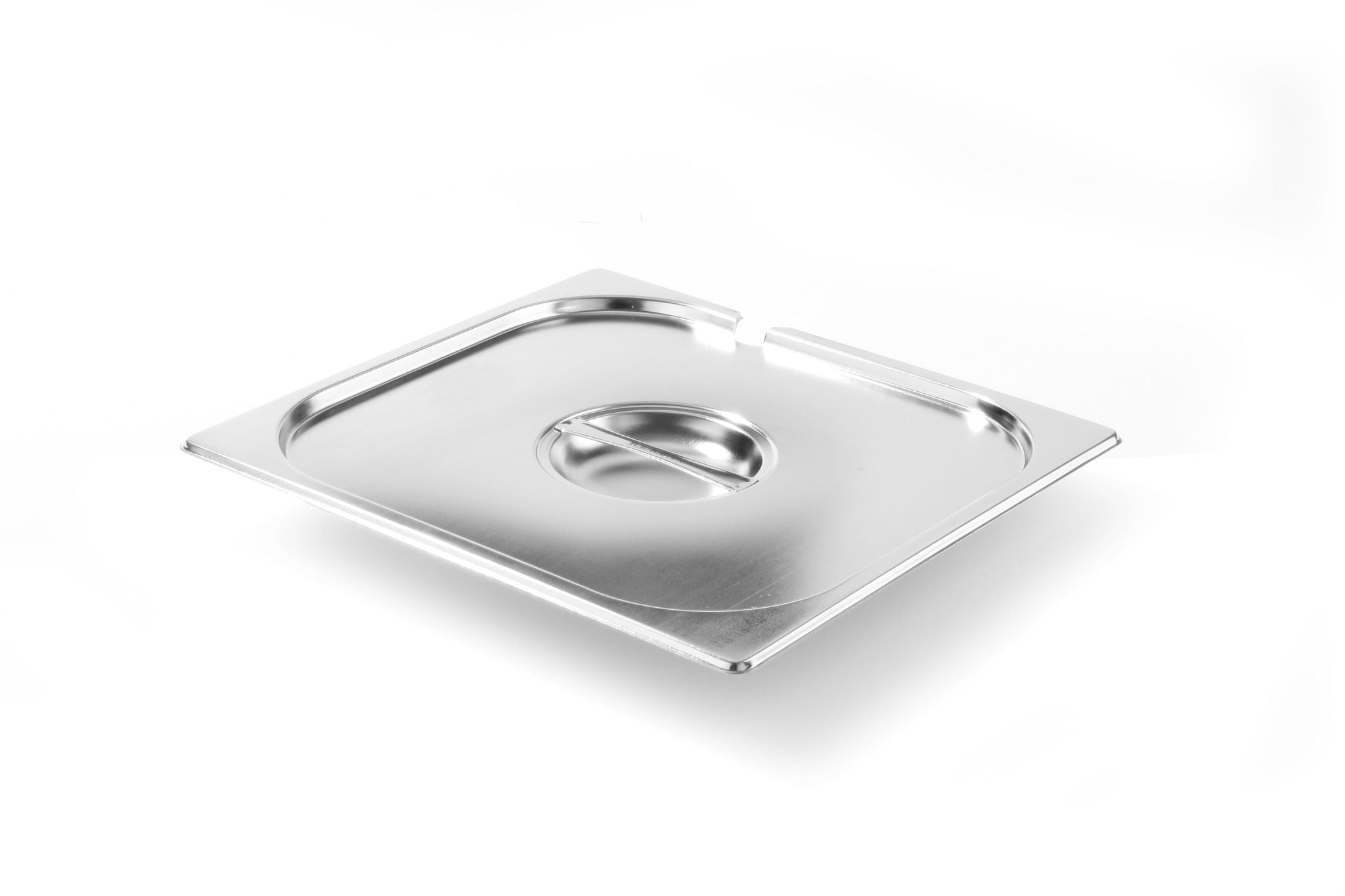 COPERCHIO PER CONTENITORI GN CON SCAVO PER CUCCHIAIO, HENDI, PROFI LINE PLUS, GN 1/1, ARGENTO, 530X3 - 818992