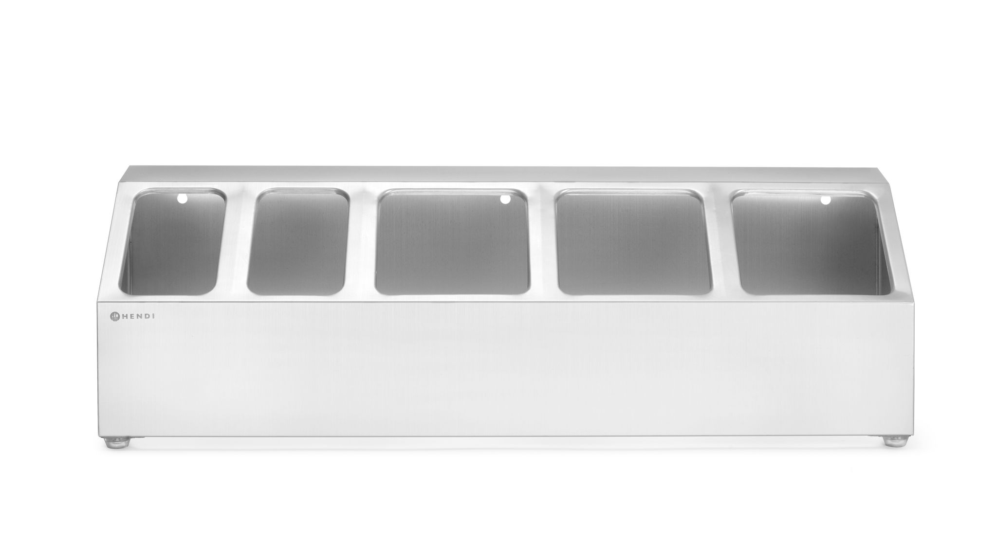 SUPPORTO PER CONTENITORE GASTRONORM, HENDI, 3 SCOMPARTI, 512X245X(H)215MM - 820032