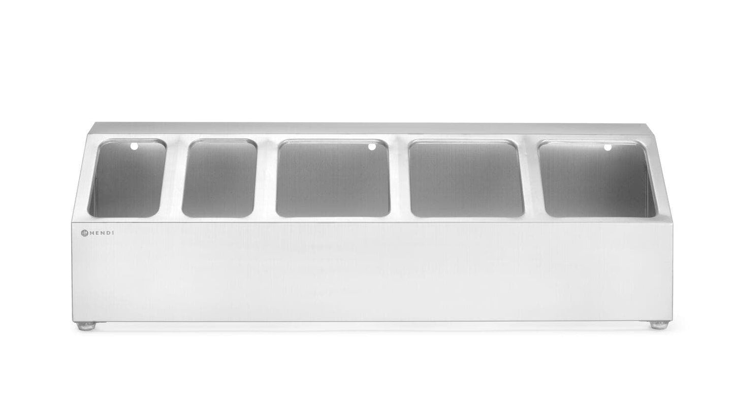 SUPPORTO PER CONTENITORE GASTRONORM, 745X245X(H)215MM