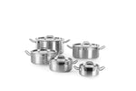 PENTOLA PER STUFATO BASSA - CON COPERCHIO, HENDI, PROFI LINE, 2,8L, Ø200X(H)90MM - 830208
