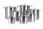 PENTOLA PER STUFATO ALTA - CON COPERCHIO, HENDI, PROFI LINE, 16L, Ø280X(H)260MM - 832509