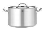 TEGAME CON COPERCHIO PER CARNE, HENDI, KITCHEN LINE, 1,8L, Ø160X(H)95MM - 836101