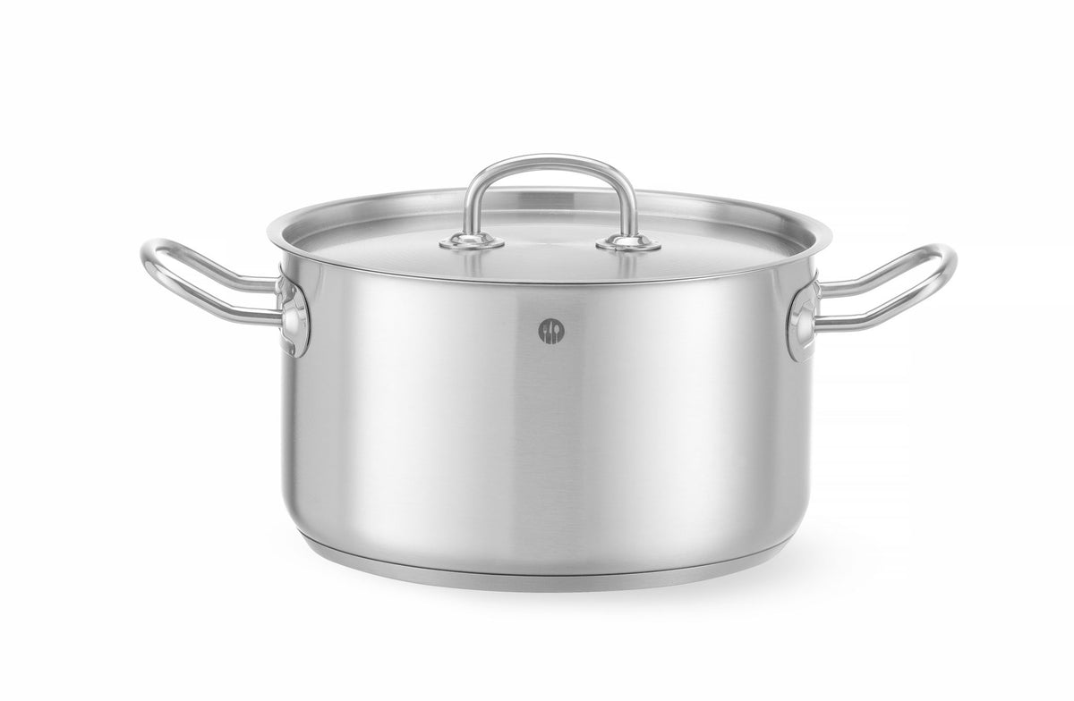 TEGAME CON COPERCHIO PER CARNE, HENDI, KITCHEN LINE, 15L, Ø320X(H)190MM - 836507