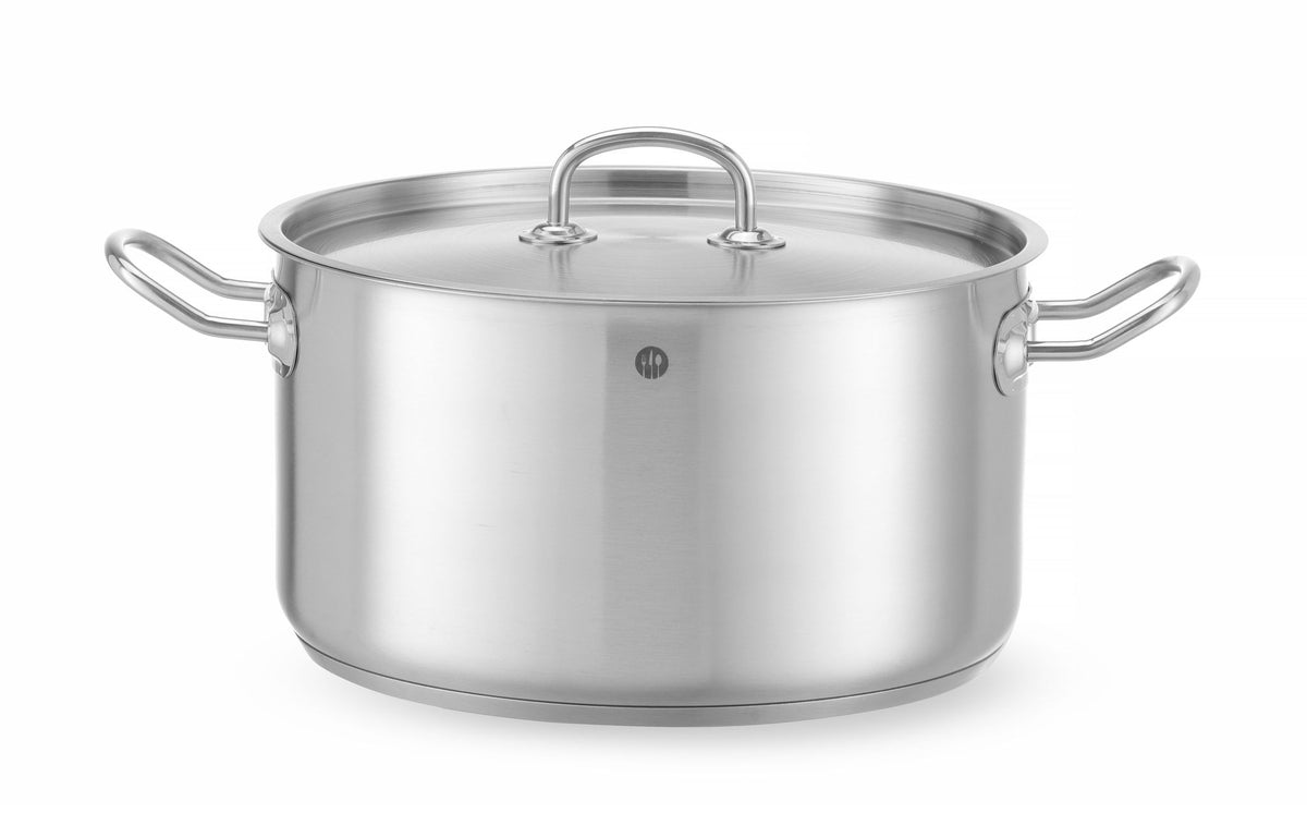 TEGAME CON COPERCHIO PER CARNE, HENDI, KITCHEN LINE, 3,5L, Ø200X(H)115MM - 836200