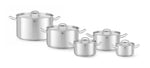 TEGAME CON COPERCHIO PER CARNE, HENDI, KITCHEN LINE, 6L, Ø240X(H)135MM - 836309