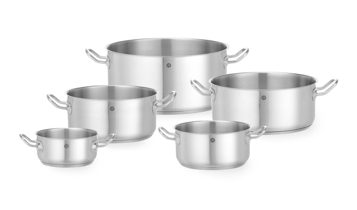 TEGLIA PER STUFATO BASSA - SENZA COPERCHIO, HENDI, KITCHEN LINE, 4,9L, Ø240X(H)110MM - 837665