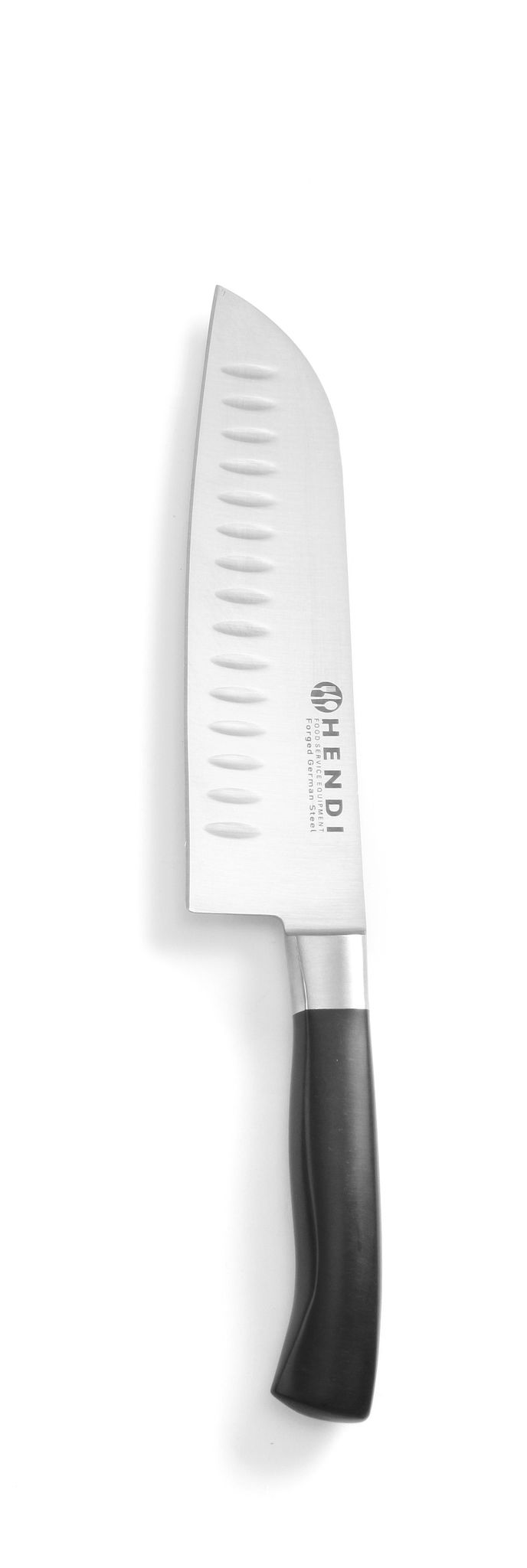 COLTELLO SANTOKU, HENDI, PROFI LINE, SCANALATA, NERO, (L)310MM - 844274