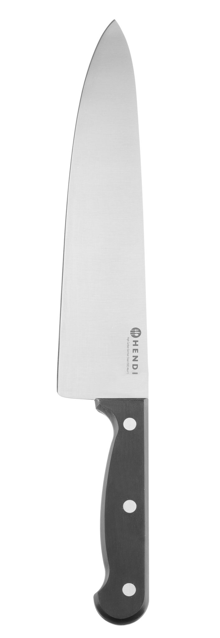 COLTELLO DA CHEF 250 MM, STAMPATO, HENDI, PROFI LINE, NERO, (L)385MM - 844502