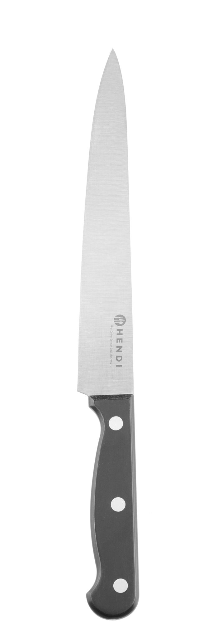 COLTELLO DA INTAGLIO 200 MM, STAMPATO, HENDI, PROFI LINE, NERO, (L)322MM - 844564