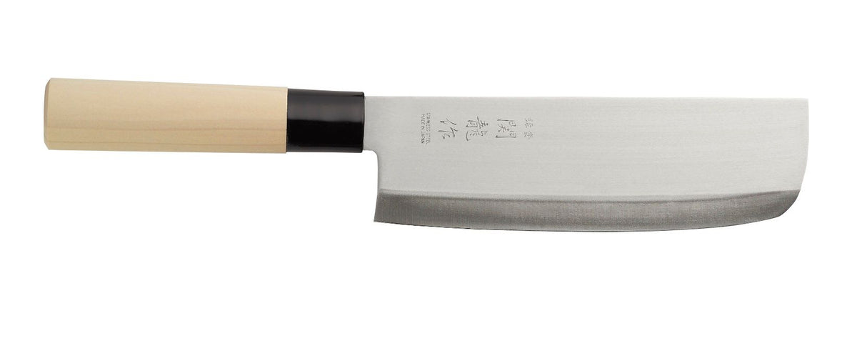 COLTELLO GIAPPONESE NAKIRI., HENDI, NERO, (L)290MM - 845028