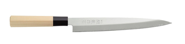 COLTELLO GIAPPONESE SASHIMI, HENDI, LEGNO CHIARO, (L)375MM - 845042